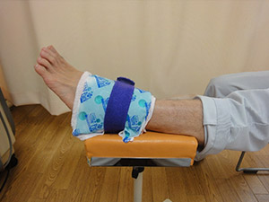 炎症を抑えるアイシング